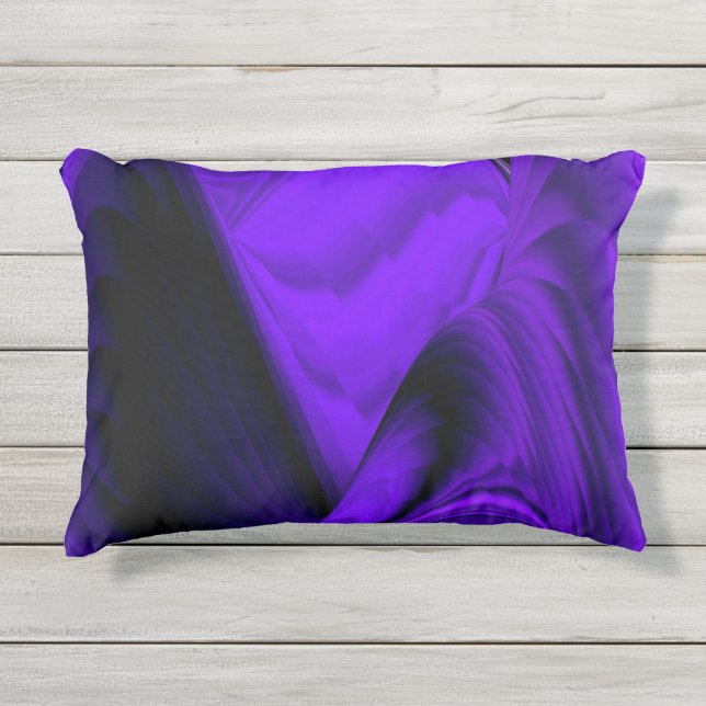 Cojín De Exterior Sueños del arcoiris de flores moradas (Anverso)