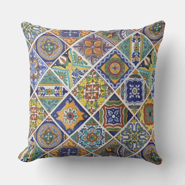 Cojín De Exterior Talavera Tiles (Anverso)
