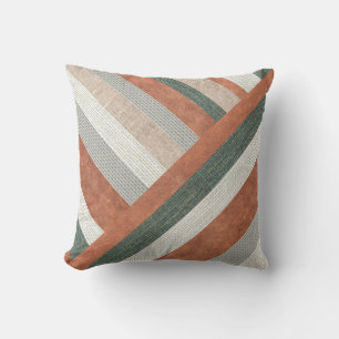 Cojín De Exterior Tela Y Cuero Orgánicos Modernos