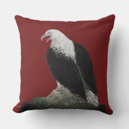 Cojín De Exterior Texto personalizado de águila