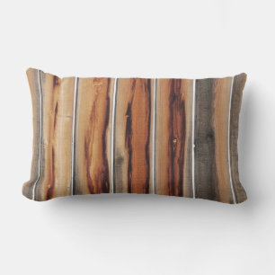 Cojín De Exterior Textura de la cerca de madera Fotografía única de 