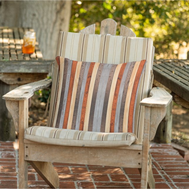 Cojín De Exterior Texturas de madera (Silla)