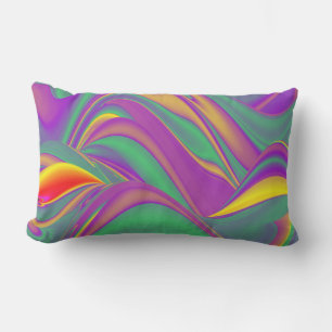 Cojín De Exterior The Magic of Colors Abstract 3D Rainbowart
