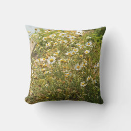 Cojín De Exterior throwpillow de la margarita