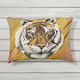 Cojín De Exterior Tiger Tai Chi Tiger Face