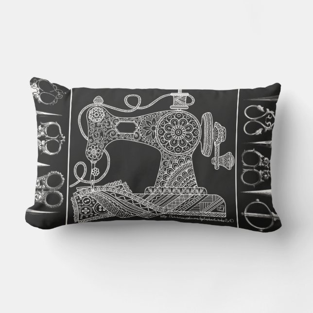 Cojín De Exterior "Tijeras de época" (Anverso)