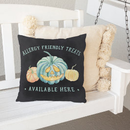 Cojín De Exterior Tratamientos amistosos de alergia con calabazas Ve
