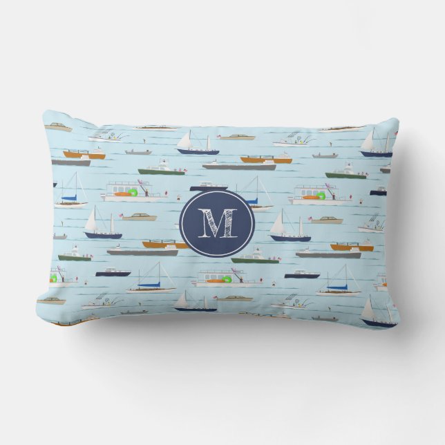 Cojín De Exterior Un día en el río costero del río (Anverso)