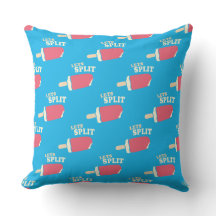 Verano de helado de fresa dividido