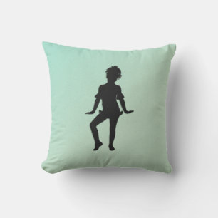 Cojín De Exterior Verde bailarín pequeño y más cursi