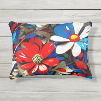 Cojín De Exterior Vivid Wildflowers Accent Pillow