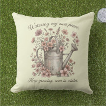Watering My Own Peace Vintage Floral Botanical