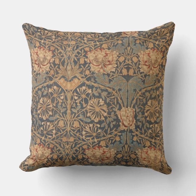 Cojín De Exterior William Morris Honeysuckle Rich Wallpaper (Anverso)