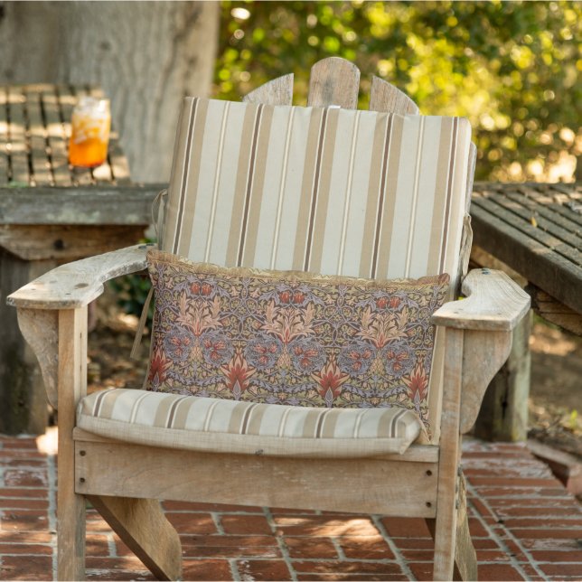 Cojín De Exterior William * Morris Victorian Peach VermilliGold (Silla)