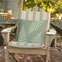 Woodland Fern Leves Personalizado Colores de fondo