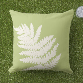 Cojín De Exterior Woodland Fern Personalizado Colores de fondo