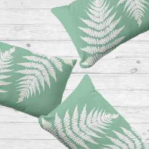 Cojín De Exterior Woodland Fern Personalizado Colores de fondo