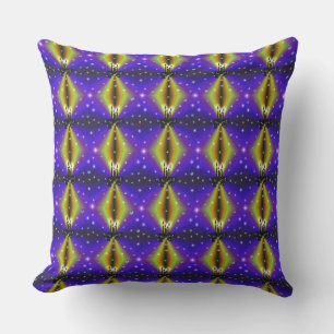Cojín De Exterior Xmas Artdeco sobre el arco iris amarillo morado