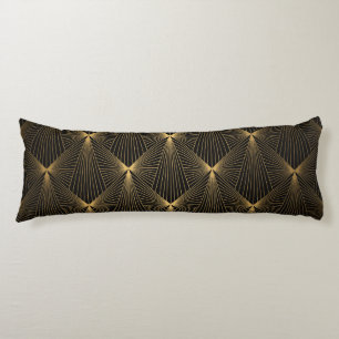 Cojín Deco de arte, oro negro, moda, elegante,patrón,ele