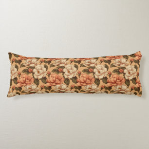 Cojín Decor de entrada con estampado de gardenias Vintag