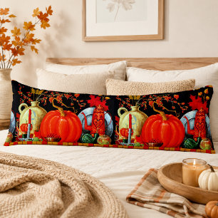 Cojín Decoración de calabaza de pintura antigua festiva 