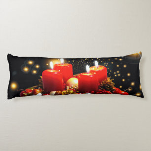 Cojín Decoración de Velas de Vela de navidad