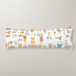 Cojín Decoración de verano retro para Chicas, adolescent