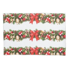 Cojín Decoraciones navideñas Funda de almohada de cama d
