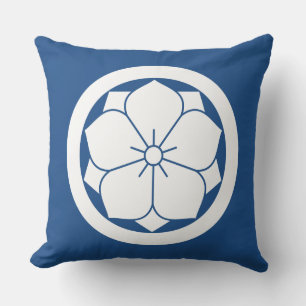 COJÍN DECORATIVO 丸に八重桔梗