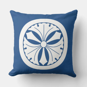 COJÍN DECORATIVO 丸に剣三つ銀杏