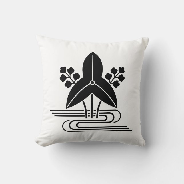 COJÍN DECORATIVO 沢瀉に水 (Anverso)