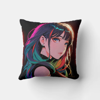 Cojín Decorativo 煌霞の少女【Radiant Haze Girl】