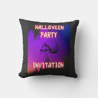 COJÍN DECORATIVO 骸骨イラストのハロウィンパーティー用