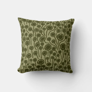 Cojín Decorativo 090512 - Olivo oscuro en Khaki