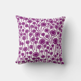 Cojín Decorativo 090512 - Plum on White