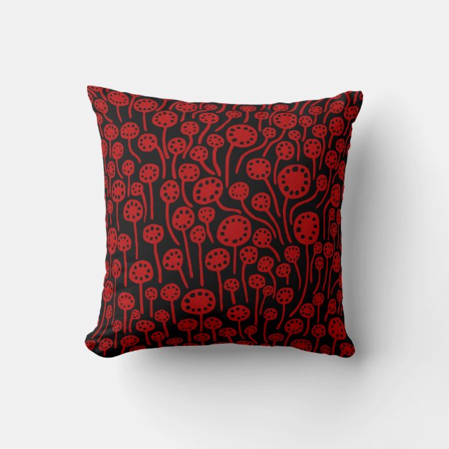 Cojín Decorativo 090512 - Ruby on Black (Anverso)