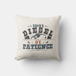 Cojín Decorativo 100% Diesel 0% Patience Vintage Graphic