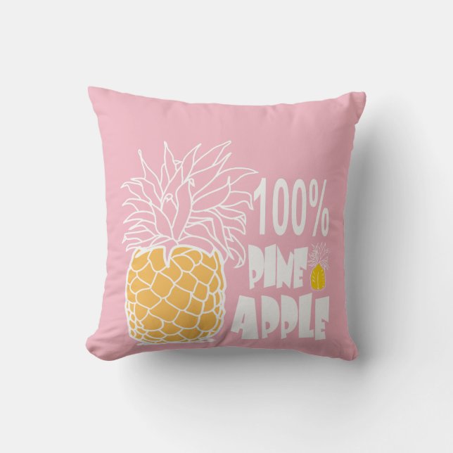Cojín Decorativo 100% piña (Anverso)