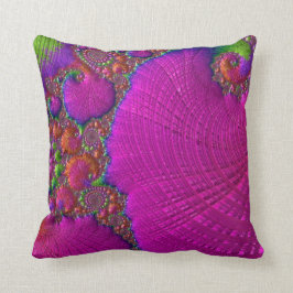 Cojín Decorativo 108-59 hoja fucsia grande
