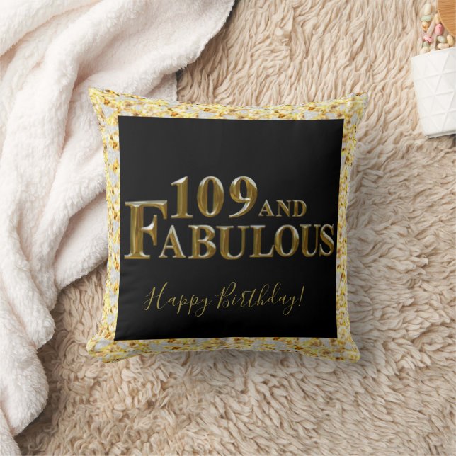 Cojín Decorativo 109 Cumpleaños (Manta)