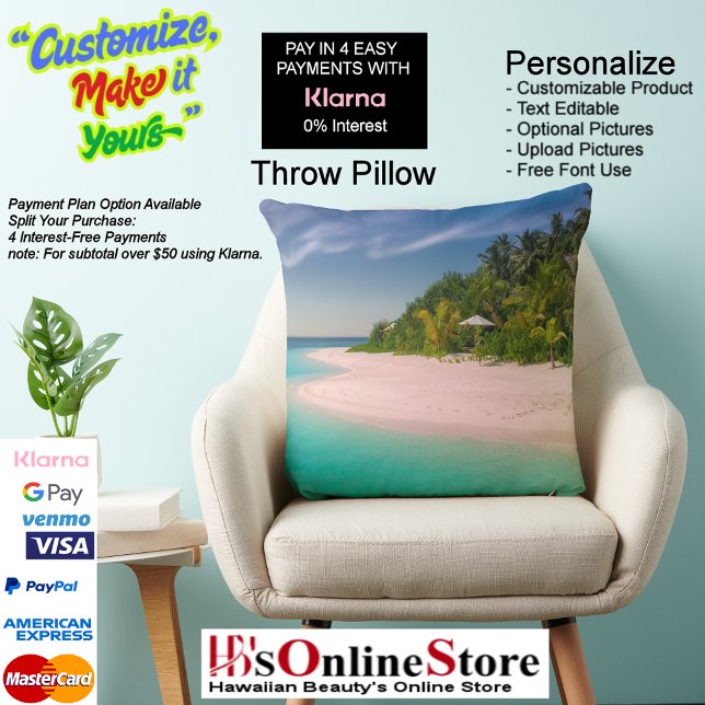 Cojín decorativo 10 del Sunset Beach Polyester (Sunset Beach Square Polyester Large Pillow 10.)