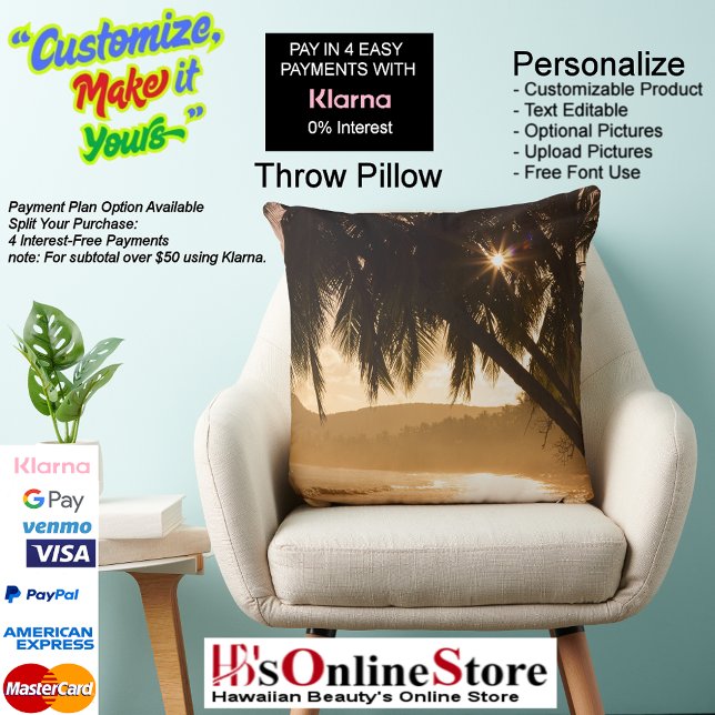 Cojín decorativo 11 del Sunset Beach Polyester (Sunset Beach Square Polyester Large Pillow 11.)