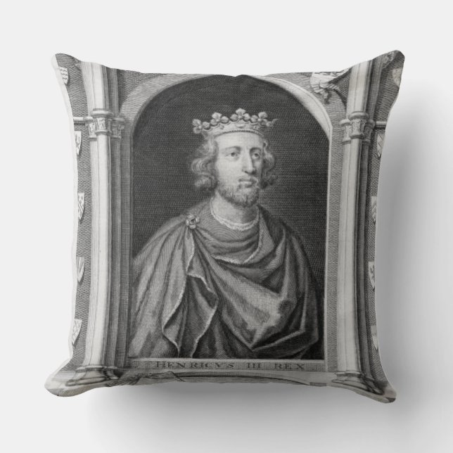 Cojín Decorativo 1207-72) reyes de Henry III (de Inglaterra a (Anverso)