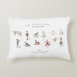 Cojín Decorativo 12 días de Navidades Keepsake personalizado