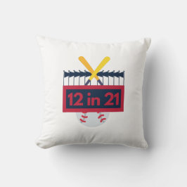 Cojín Decorativo 12 en 21 Béisbol