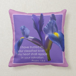 Cojín Decorativo 13:5 del salmo tengo de confianza….
