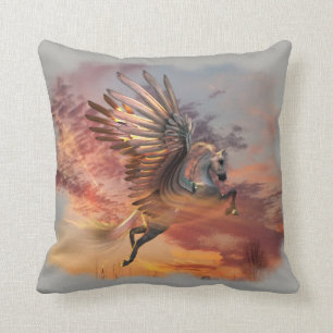 Cojín decorativo 16" de Pegaso de la puesta del