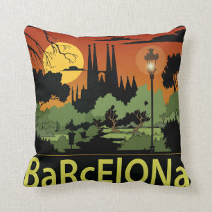 Cojín decorativo 16" del poliéster de Barcelona 