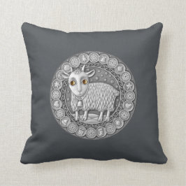 Cojín decorativo 16" del zodiaco del Capricornio x