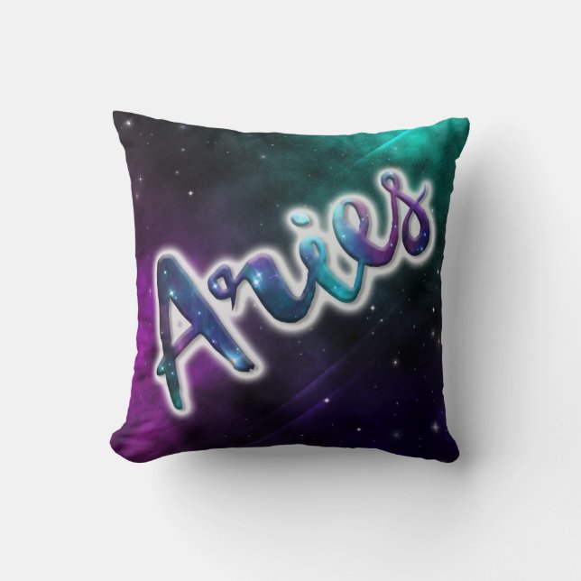 Cojín decorativo 16x16 del aries (Anverso)